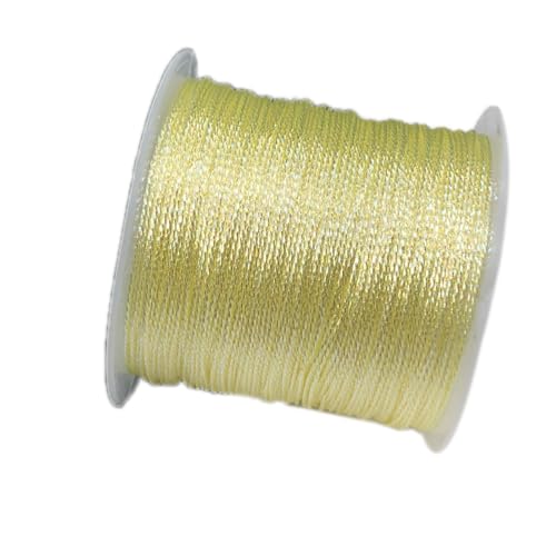 YRthongXy Perlenschnur, 2Roll 54.6Yard 0.4mm Chinese Knotting Cord Nylon Thread Cord Beading String for Kumihimo,Necklaces,Beading, Macramé, Jewelry Making, Sewing(34) von YRthongXy