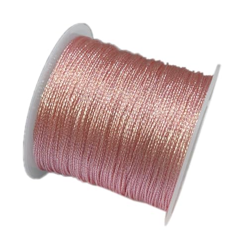 YRthongXy Perlenschnur, 2Roll 54.6Yard 0.4mm Chinese Knotting Cord Nylon Thread Cord Beading String for Kumihimo,Necklaces,Beading, Macramé, Jewelry Making, Sewing(37) von YRthongXy