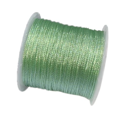 YRthongXy Perlenschnur, 2Roll 54.6Yard 0.4mm Chinese Knotting Cord Nylon Thread Cord Beading String for Kumihimo,Necklaces,Beading, Macramé, Jewelry Making, Sewing(7) von YRthongXy