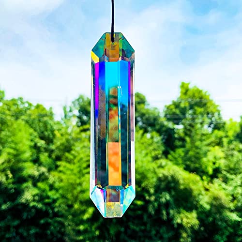 YSANO 120 mm Ab Farbsäule Kristall Prismen Sonnencatcher Regenbogenhersteller hängende Anhänger for Kronleuchterteile DIY Haus Dekoration von YSANO