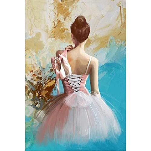 YSCOLOR Diamant Painting Diy 5D Diamant Malerei Kits Ballett Mädchen Full Drill Diamond Art Stickerei Bilder Strass Geschenk 30x40cm von YSCOLOR