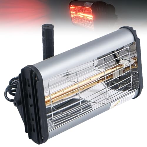 YSXXIAN 1 kW Auto-Sprühlack-Einbrennlampe - Temperatur: 40-100 °C, Handgehaltene Infrarot-Lack-Einbrennlampe, Einbrennbereich: 65 x 50 cm, Für Auto-Sprühlack-Einbrennkabine von YSXXIAN