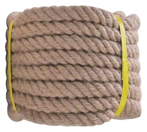 YTBHSHXZ 28 mm Hanfseile, Terrassendielen, Juteseil, 4-lagig, robust, for Gartendekoration(24MM 10M) von YTBHSHXZ