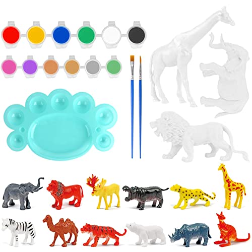 3 Arts Crafts Supplies Kit | Kinder Craft Painting Kit - Zum Selbermachen für Kinder, Tierspielzeug, Kunsthandwerksmaterialien, Bildungsspielzeug Oberflächen von YTGER