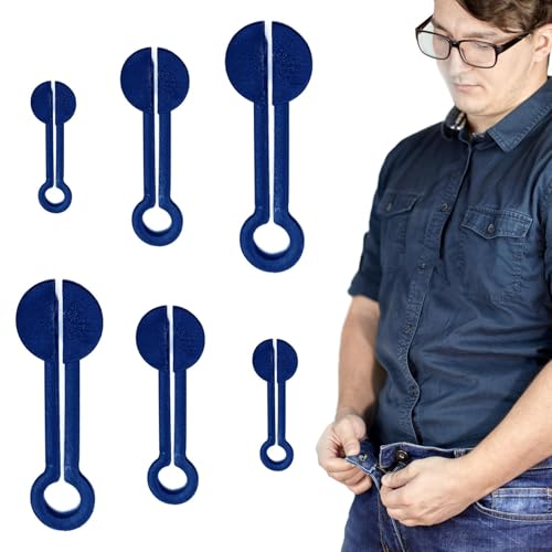 -Extender für Jeans, Jean Button Extender - 6pcs Jean Taille Extender für ,Lässige Hosenschnalle, Instant-Hüftband-Extender, kein Nähen für Frauen, Männer erforderlich von YTGOCN