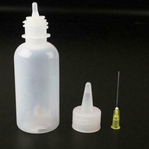 YUANGANG Bulk Parfüm-Nadelspenderflasche, Flussmittelflasche, 50 ml, 2 Stück, nachfüllbar und wiederverwendbar von YUANGANG