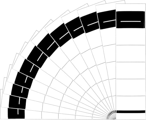 YUFFQOPC 100 Stück Ordner Etiketten Selbstklebend Schmal, 3.6 * 19cm Ordnerrücken Selbstklebend Set, Ordner Rückenschilder, Klebeetiketten Ordnerrücken für 5 cm Breit Ordner von YUFFQOPC