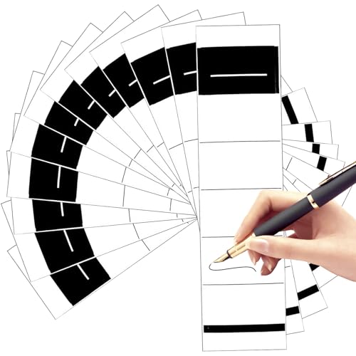 YUFFQOPC 50 Stück Ordnerrücken Selbstklebend, 3.6x19cm Klebeetiketten Ordnerrücken Weiß Rückenschilder, Ordner Etiketten, Ordner Beschriftung selbstklebend für 5 cm Schmale Ordner von YUFFQOPC