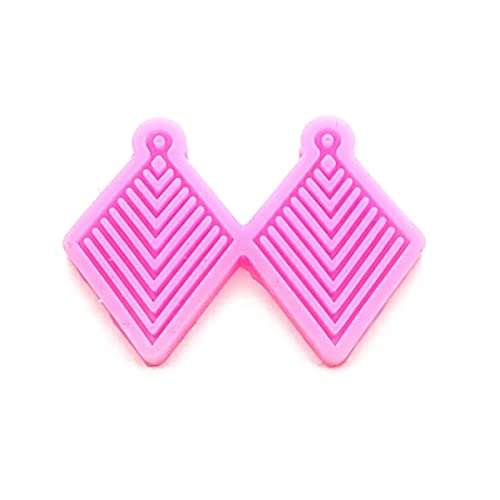 1 x Silikonform für Ohrring und Anhänger, Herz, Stern, Blume, Kunstharz, Kunstbedarf, Schmuck, handgefertigte Formen zum Basteln von Juden 1 x Silikonform für Ohrring und Anhänger, Herz, Stern, Blume, Kunstharz, Kunstbedarf, Schmuck, handgefertigte Formen zum Basteln von Juden von YUGSHNKFC