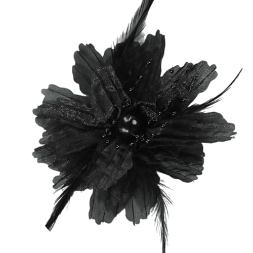 13 cm 3D-Organza-Blumen-Applikation für handgefertigte Abendkleider, zum Nähen von Blumen, Tänzerin, Kleid, Corsage, Aufnähen von YUGSHNKFC