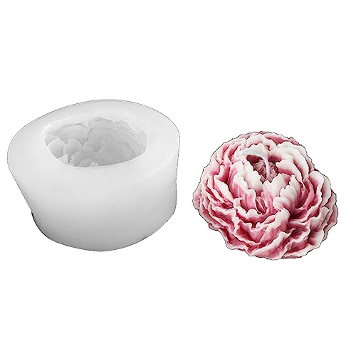 3D Blumenseife Schimmelpilze Pfingstgezogene Silikonform Handgefertigtes Handwerk Epoxidharz Gussform Kuchen Back Dekorationstool von YUGSHNKFC