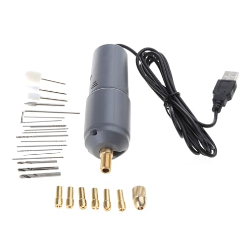 Electric Aluminium Tragbare Handheld Bohrer Set Twist Bohrer Bits Rotary Tools Harzguss Schmuck Schmuck von YUGSHNKFC