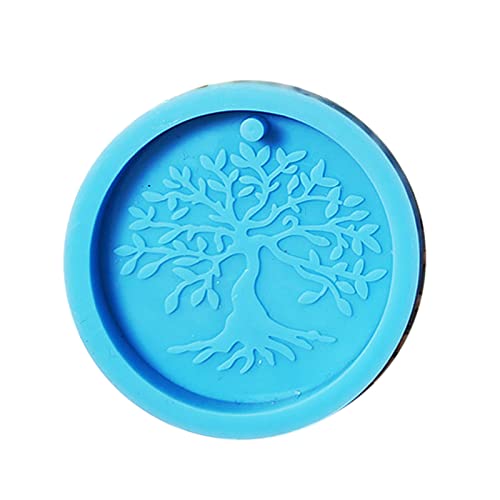 Runde Schlüsselanhänger-Silikonform für Schlüsselanhänger, Charms, Epoxidharz, Gießformen mit Loch für die Herstellung von Ornamenten Runde Schlüsselanhänger-Silikonform für Schlüsselanhänger, Charms, Epoxidharz, Gießformen mit Loch für die Herstellung von Ornamenten von YUGSHNKFC