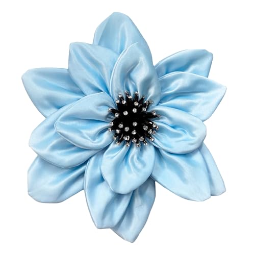 Satinierte große Blumen-Applikationen für handgefertigte Projekte, Bühne, Kostüme, Taschen, Herstellungsmaterialien, Blumenaufnäher, Nähzubehör Satinierte große Blumen-Applikationen für handgefertigte Projekte, Bühne, Kostüme, Taschen, Herstellungsmaterialien, Blumenaufnäher, Nähzubehör von YUGSHNKFC