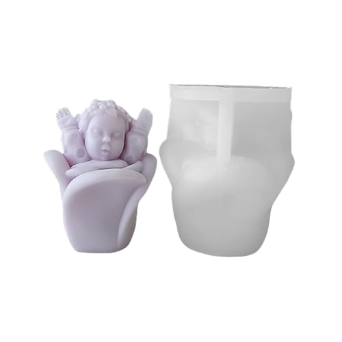 YUGSHNKFC Baby Angelic Stabiles Silikon-Quetschform-Set, Bastelbedarf für Kinder, Kreativität und Heimdekoration von YUGSHNKFC