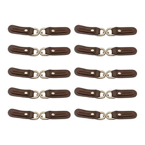 YUGSHNKFC Leder-Knebelknöpfe, zum Aufnähen, für Strickwaren, Jacken, Windjacken, Mäntel, Kleidung, Nähen, Handwerk, 10 Stück YUGSHNKFC Leder-Knebelknöpfe, zum Aufnähen, für Strickwaren, Jacken, Windjacken, Mäntel, Kleidung, Nähen, Handwerk, 10 Stück von YUGSHNKFC