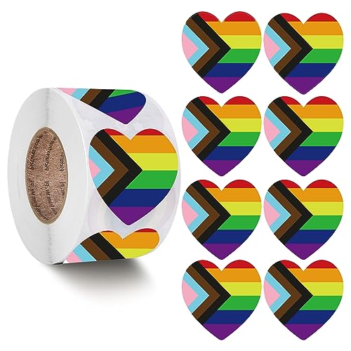 500 Stück Aufkleber Liebe Bunte Sticker Rolle Klein 2,5cm Herz Selbstklebende Etiketten Stickers für Hochzeit Valentinstag Geschenke Jubiläum Geburtstag Muttertag DIY Deko von YUJINGTING