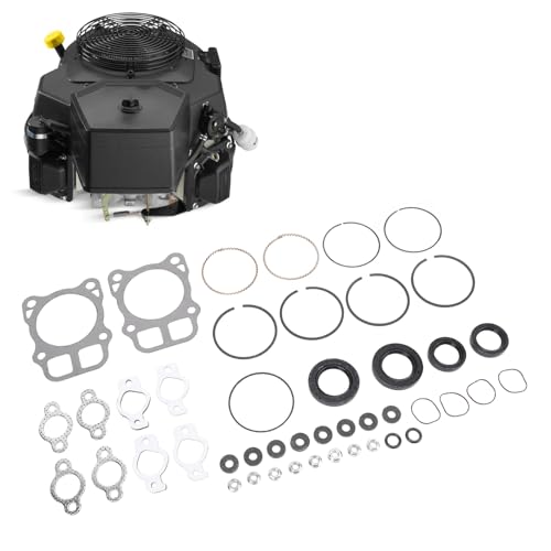 YUMILI Motoren-Überholungssatz, Aluminiumlegierung, Kolbenringe, Dichtungssatz, Kompatibel für CH18, CH20, CH22 von YUMILI