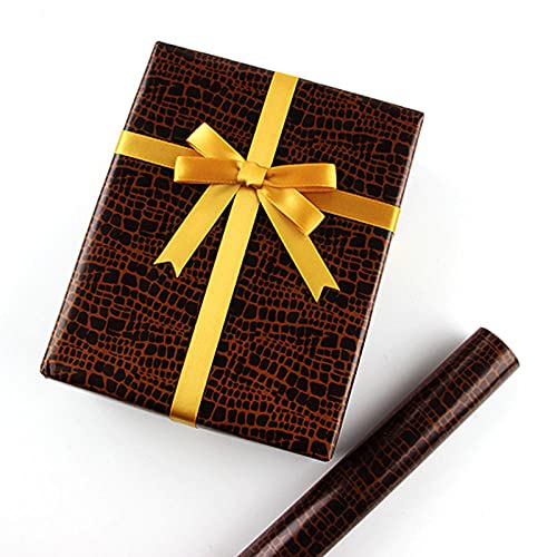 Geschenkpapier Geburtstagspapier Wrapping Paper 10 Stücke 50 * 70Cm Valentine Leopard Geschenkpapier Für Liebhaber Pelz Textur Leder Brieftasche Ständer Hautabdeckung Gradient Holiday Geschenk Papier von YUNHOME