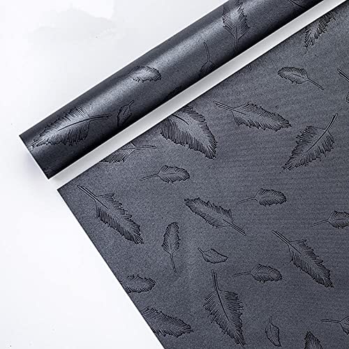 Geschenkpapier Geburtstagspapier Wrapping Paper 4 Stücke Feder Glatte Geschenkpapier 54 * 78Cm Geschenkbox Geschenk Papier Dekor Festliche Partei Hochzeit Diy Geschenk Geschenk Paper Handwerk-Schwarz von YUNHOME