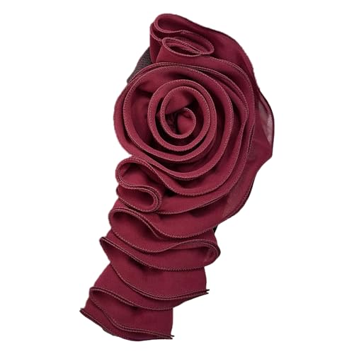 YUNNESS Handgefertigte Blumen-Applikationen, Basteln, Tanzkostüm, Material, Rüschenränder, 3D-Blumenaufnäher, zum Aufnähen von YUNNESS