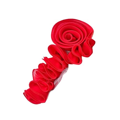 Polyester-Blumen-Stickerei-Aufnäher, einzigartig, stilvoll, handgefertigt, für anspruchsvolle Kleidungsverzierungen von YUNNIAN