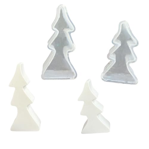 Weihnachtsbaum-Silikonformen für Epoxidharz, handgefertigte Seife, Weihnachtsbaumform, Schokolade, Fondant von YUNNIAN