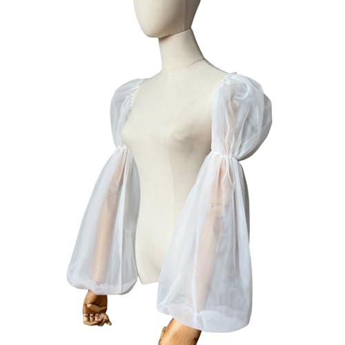YUPEIUKLI Braut-Bischofsärmel, Elegante Armbezüge, schlicht, langärmelig, dekorativer Tüll für Hochzeit, falsche, einfache Handschuhe, durchsichtig YUPEIUKLI Braut-Bischofsärmel, Elegante Armbezüge, schlicht, langärmelig, dekorativer Tüll für Hochzeit, falsche, einfache Handschuhe, durchsichtig von YUPEIUKLI