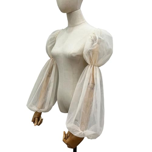 YUPEIUKLI Braut-Bischofsärmel, Elegante Armbezüge, schlicht, langärmelig, dekorativer Tüll für Hochzeit, falsche, einfache Handschuhe, durchsichtig YUPEIUKLI Braut-Bischofsärmel, Elegante Armbezüge, schlicht, langärmelig, dekorativer Tüll für Hochzeit, falsche, einfache Handschuhe, durchsichtig von YUPEIUKLI