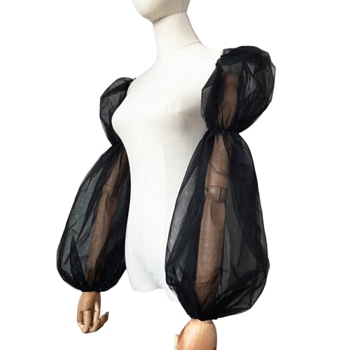 YUPEIUKLI Braut-Bischofsärmel, Elegante Armbezüge, schlicht, langärmelig, dekorativer Tüll für Hochzeit, falsche, einfache Handschuhe, durchsichtig YUPEIUKLI Braut-Bischofsärmel, Elegante Armbezüge, schlicht, langärmelig, dekorativer Tüll für Hochzeit, falsche, einfache Handschuhe, durchsichtig von YUPEIUKLI