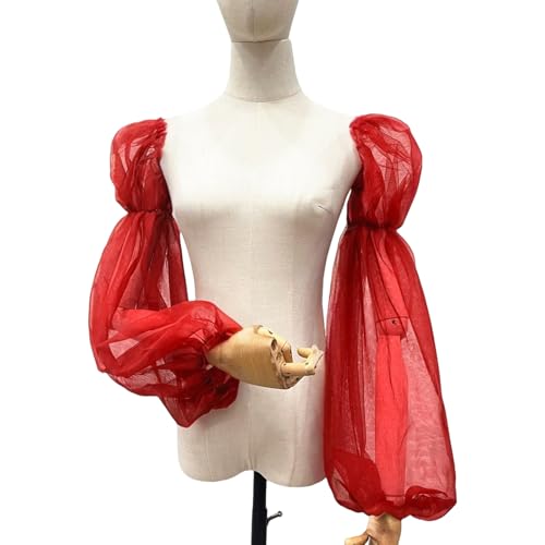 YUPEIUKLI Braut-Bischofsärmel, Elegante Armbezüge, schlicht, langärmelig, dekorativer Tüll für Hochzeit, falsche, einfache Handschuhe, durchsichtig YUPEIUKLI Braut-Bischofsärmel, Elegante Armbezüge, schlicht, langärmelig, dekorativer Tüll für Hochzeit, falsche, einfache Handschuhe, durchsichtig von YUPEIUKLI