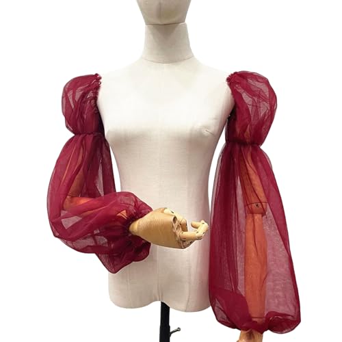 YUPEIUKLI Braut-Bischofsärmel, Elegante Armbezüge, schlicht, langärmelig, dekorativer Tüll für Hochzeit, falsche, einfache Handschuhe, durchsichtig YUPEIUKLI Braut-Bischofsärmel, Elegante Armbezüge, schlicht, langärmelig, dekorativer Tüll für Hochzeit, falsche, einfache Handschuhe, durchsichtig von YUPEIUKLI