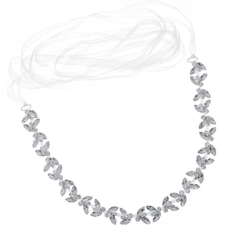 YUPEIUKLI Strass Brautgürtel Brautkleider Taillenband Mode Verstellbarer Taillengürtel für stilvolle Jeans-Kleidung YUPEIUKLI Strass Brautgürtel Brautkleider Taillenband Mode Verstellbarer Taillengürtel für stilvolle Jeans-Kleidung von YUPEIUKLI