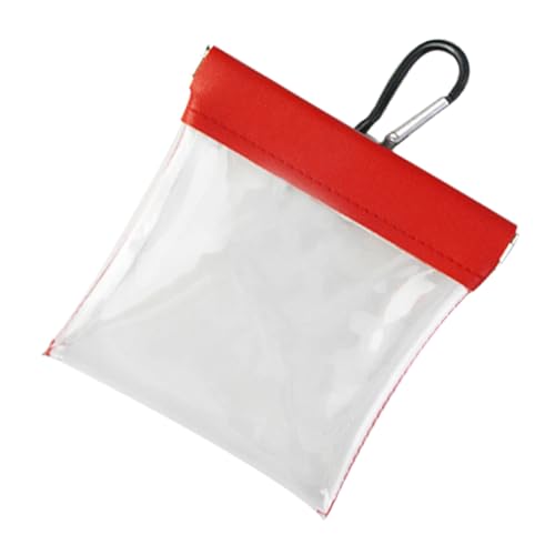 YUPEIUKLI Transparente Golf-Tees-Aufbewahrungstasche mit Clip Tragbare Golf-Tees-Taschen Hüfttasche Leichte Golf-Tees-Halter-Taschen Endu von YUPEIUKLI