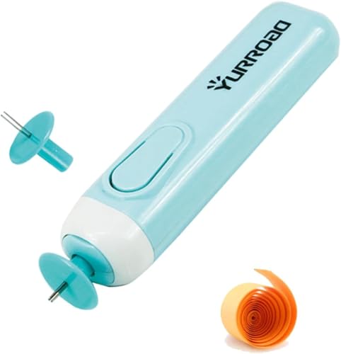 YURROAD Quilling Werkzeug Elektrisch, 2 in 1 Quilling Stift Elektrisch, Quilling Tool, Elektrischer Quilling Pen für Allgemeine Quilling Papierstreifen und Breitere Quilling Papier YURROAD Quilling Werkzeug Elektrisch, 2 in 1 Quilling Stift Elektrisch, Quilling Tool, Elektrischer Quilling Pen für Allgemeine Quilling Papierstreifen und Breitere Quilling Papier von YURROAD