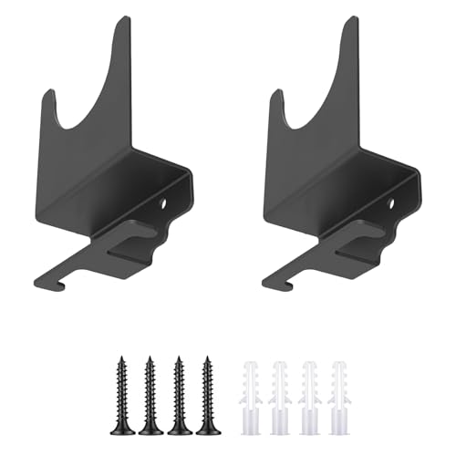 YUXITA 2 x Winkelschleiferhalter, Werkzeug-Wandhalterung für Schleifmaschine, Schraubenschlüssel, Wandhalter, Winkel, Schleifer, Aufbewahrung, Rack-Halterung von YUXITA