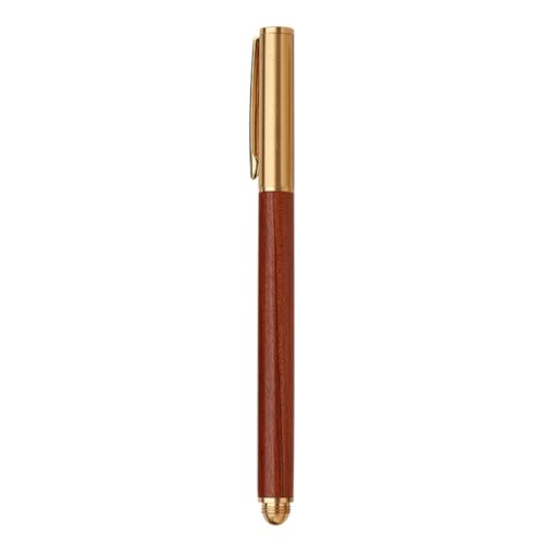 YUXITA Business Signing Pen Holz Kugelschreiber Rollerball Gelschreiber für Hochzeitsempfang, Stiftminen Schreiben reibungslos von YUXITA