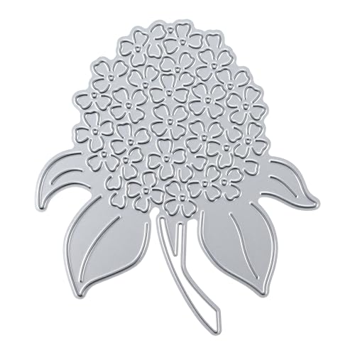 YUXMU Hortensienmuster Stanzform für Scrapbooking, Beauty Flower Shaped Leaves Metal Cutting Dies für die Kartenherstellung, Prägepapier, Hintergründe, Rahmen, DIY Album YUXMU Hortensienmuster Stanzform für Scrapbooking, Beauty Flower Shaped Leaves Metal Cutting Dies für die Kartenherstellung, Prägepapier, Hintergründe, Rahmen, DIY Album von YUXMU