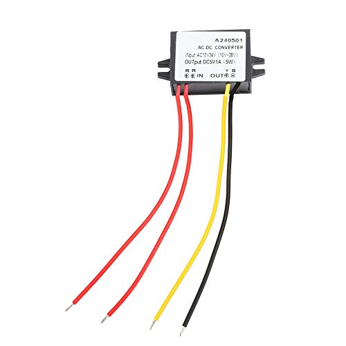 DC 5V-Wandler, Abwärtswandler, AC 12V 24V zu DC 5V Abwärtswandler AC-DC-Abwärtsstromversorgungsmodul (1A), Leistungswandler (1A) von YWBL-WH