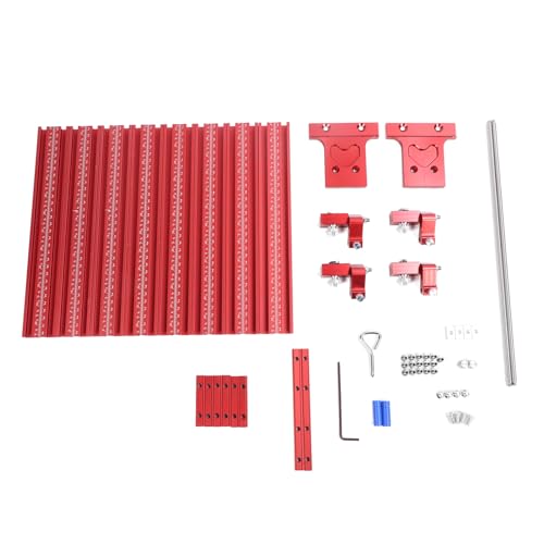 Paralleles Schienenführungssystem, T-Schlitz, T-Schiene, Gehrungsschiene, Stichsäge, Vorrichtung, Schlitzfräser, Aluminiumlegierung, Kreissägen-Führungsschiene, von YWBL-WH