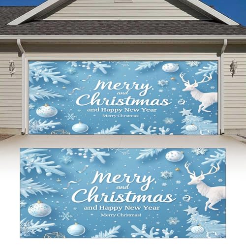 Adventskalender Mann Füllung „Bringen Sie mit unserem riesigen 188,97 x 82,67 Zoll großen Weihnachtsbanner eine festliche Stimmung in Ihre Garage! (188,97 x 82,67 Zoll) (A #6, A) von YWJewly