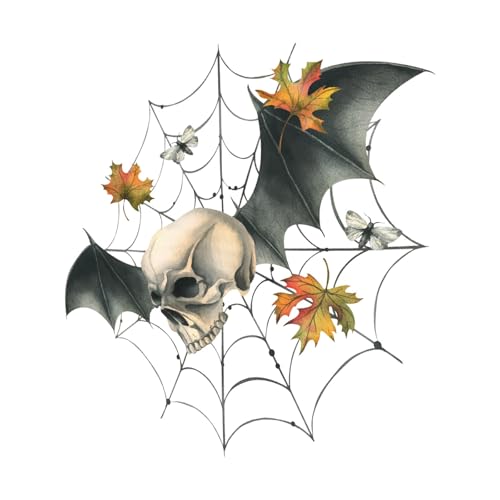 Halloween Dekor Halloween Wandaufkleber Furchterregende Dekorationen für eine Partyatmosphäre (A-6, 31X28.5X0.05CM) von YWJewly