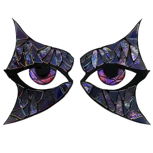 Halloween Tischdekoration Augen Augen Aufkleber Halloween Dress Up (Black-d, 20X10CM) von YWJewly