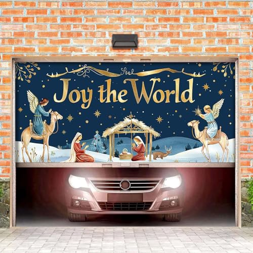 Ideen Adventskalender Füllen Kinder Sorgen Sie mit einem 188,97 x 82,67 Zoll großen Banner für ein zauberhaftes Weihnachtsfest in Ihrer Garage! (b-A, A) von YWJewly