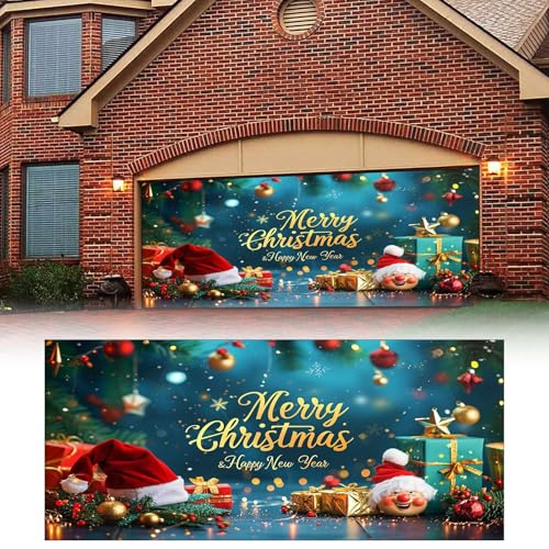 Ideen für Adventskalender Füllung Bringen Sie mit unserem riesigen 188,97 x 82,67 Zoll großen Weihnachtsbanner eine festliche Stimmung in Ihre Garage! (B-7, A) von YWJewly