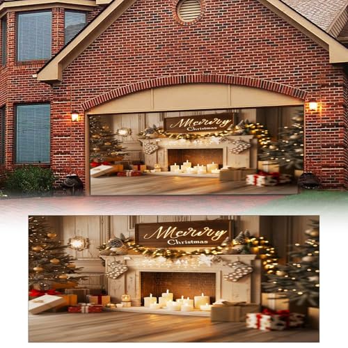 Ideen für Adventskalender Füllung Verwandeln Sie Ihre Garage mit unserem Weihnachtsgaragenbanner in einen Wintergarten und verbreiten Sie Freude und Heiterkeit! (188,97 x 82,67 Zoll) (6-B, A) von YWJewly