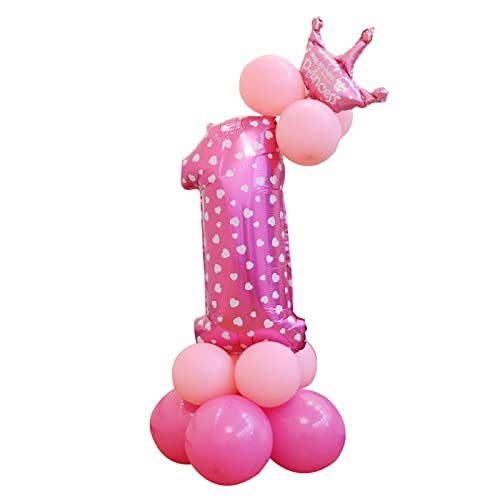 Luftballons Hochzeit Helium Party Inch Party 32 DIY Digital Balloons Luftballons Dekoration Geburtstagsfolie Home Decor Gasflasche Einweg (B, One Size) von YWJewly