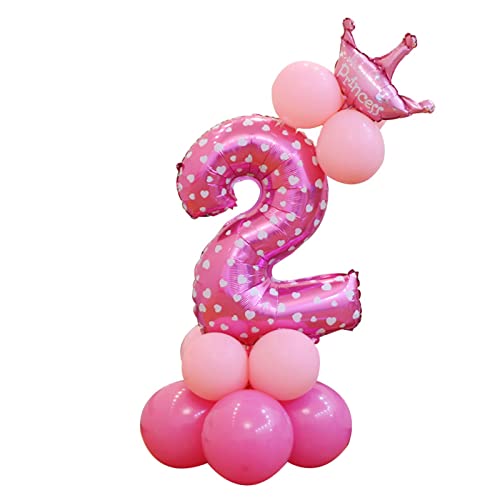 Luftballons Hochzeit Helium Party Inch Party 32 DIY Digital Balloons Luftballons Dekoration Geburtstagsfolie Home Decor Gasflasche Einweg (C, One Size) von YWJewly