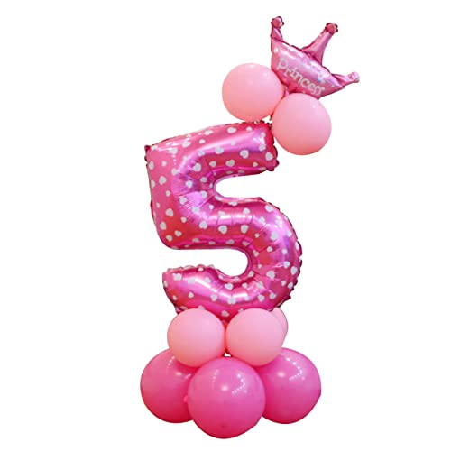 Luftballons Hochzeit Helium Party Inch Party 32 DIY Digital Balloons Luftballons Dekoration Geburtstagsfolie Home Decor Gasflasche Einweg (F, One Size) von YWJewly