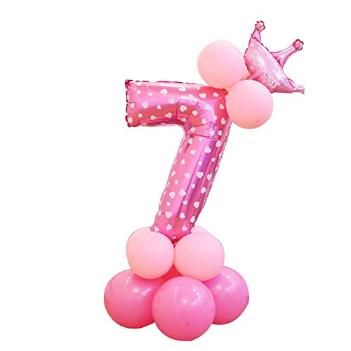 Luftballons Hochzeit Helium Party Inch Party 32 DIY Digital Balloons Luftballons Dekoration Geburtstagsfolie Home Decor Gasflasche Einweg (H, One Size) von YWJewly